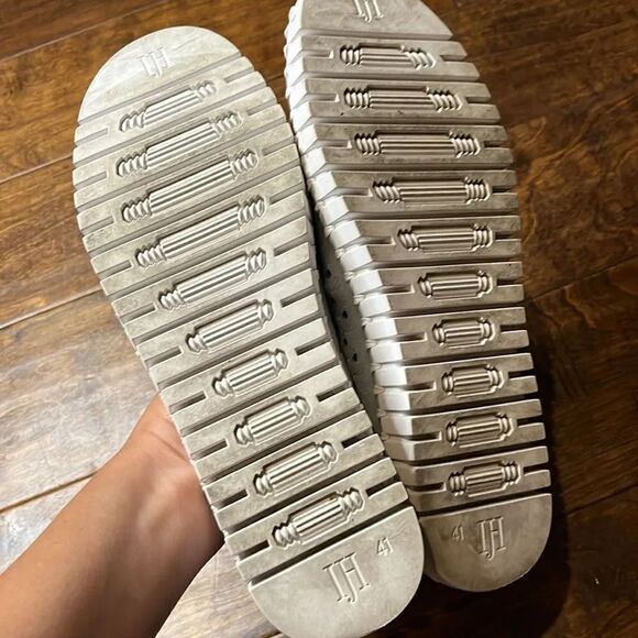 ILSE JACOBSEN TULIP SLIP-ON FLATS - METALLIC Silver, size 10.5-11! - Picture 8 of 8